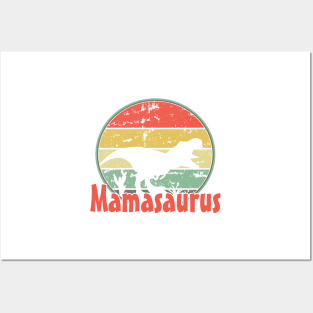 Mamasaurus, mom, mother, mothers day Posters and Art